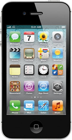 Смартфон APPLE iPhone 4S 16GB Black - Куйбышев