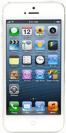 Смартфон Apple iPhone 5 32Gb White & Silver - Куйбышев