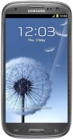 Смартфон Samsung Galaxy S3 GT-I9300 16Gb Titanium grey - Куйбышев
